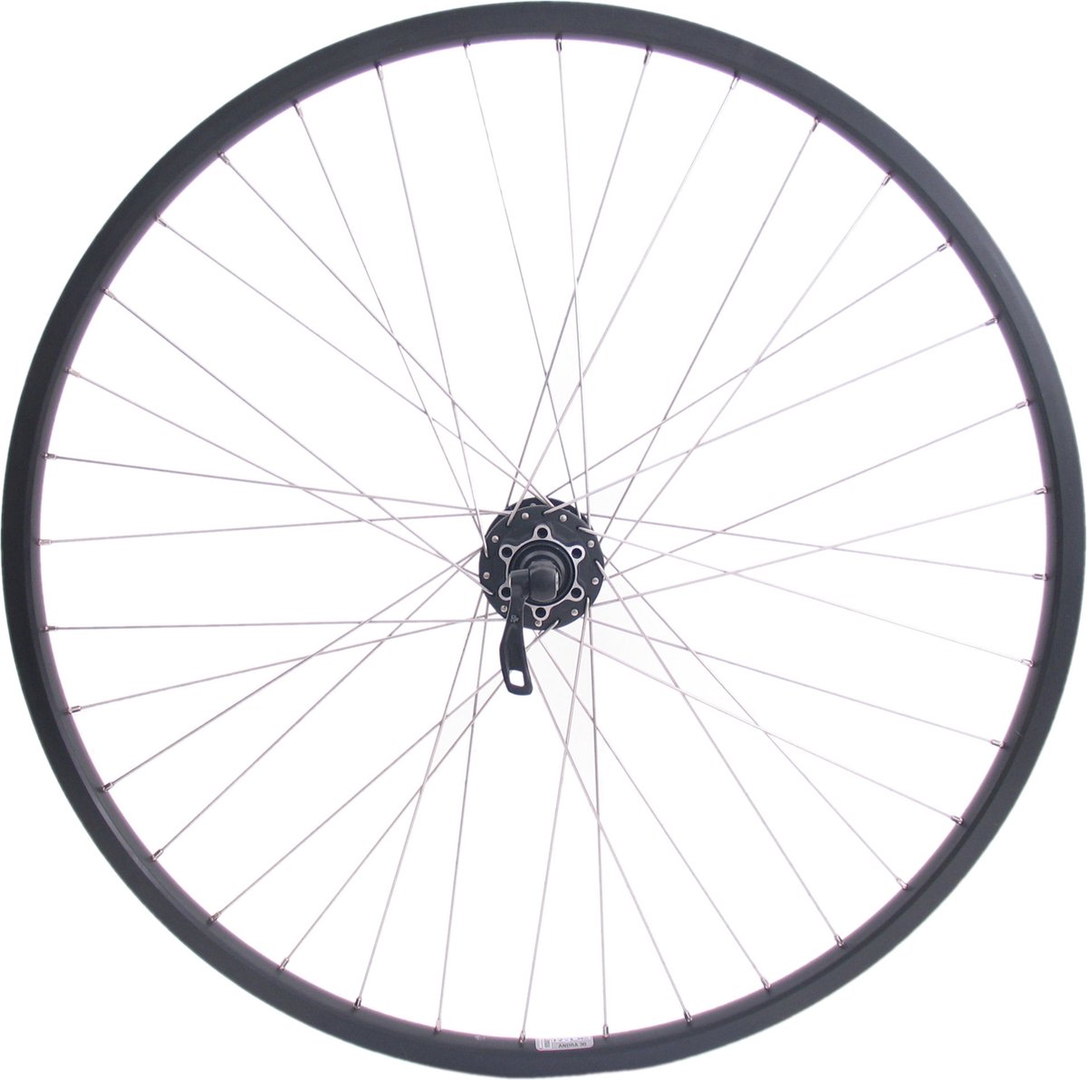Voorwiel 28/29 / 622x19C Ryde Andra 30 velg met Shimano FH-M525 naaf voor 6 bouts remschijf - zwart Fiets kopen online