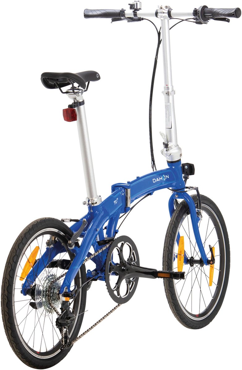 vouwfiets 20 inch mu d8 blauw