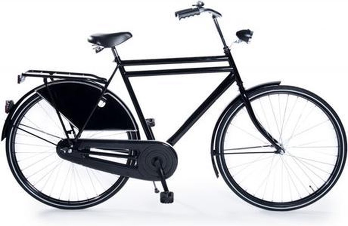 28 inch opafiets starter 57cm zwart
