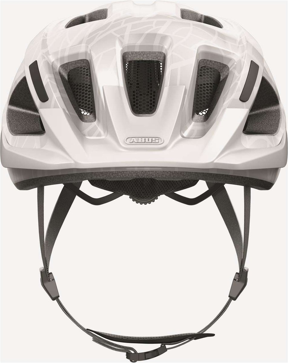 Abus helm Aduro 3.0 white art S 51-55cm Sporthelm kopen online