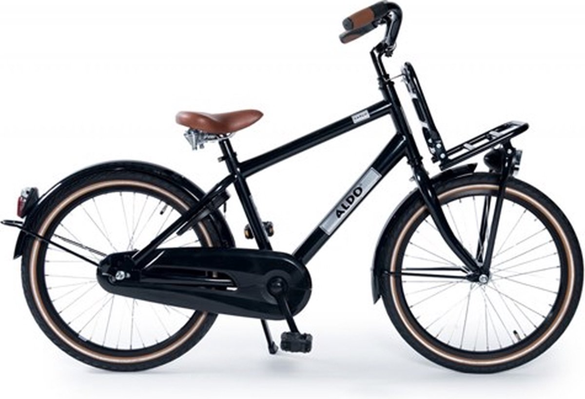 Aldo 20 inch cargo cruiser hr fiets zwart Kinderfiets kopen online
