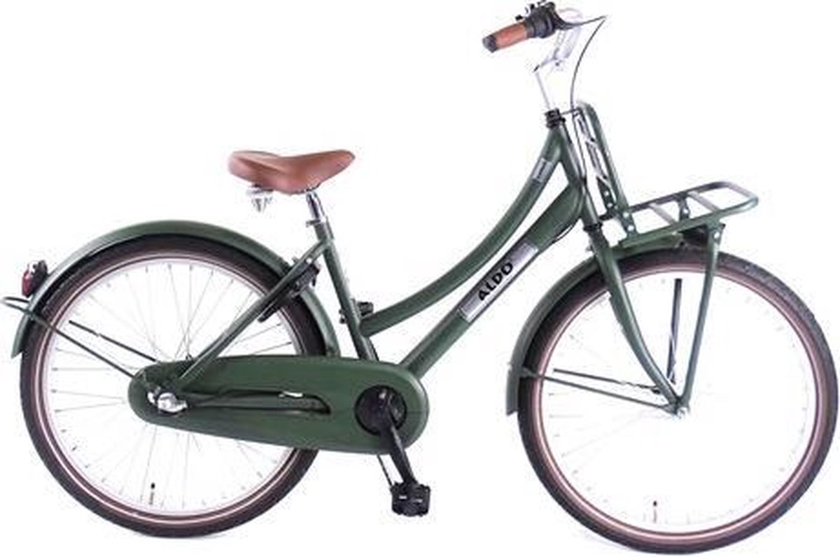 Aldo 24 inch cargo cruiser ds 3v elegance green Kinderfiets kopen online