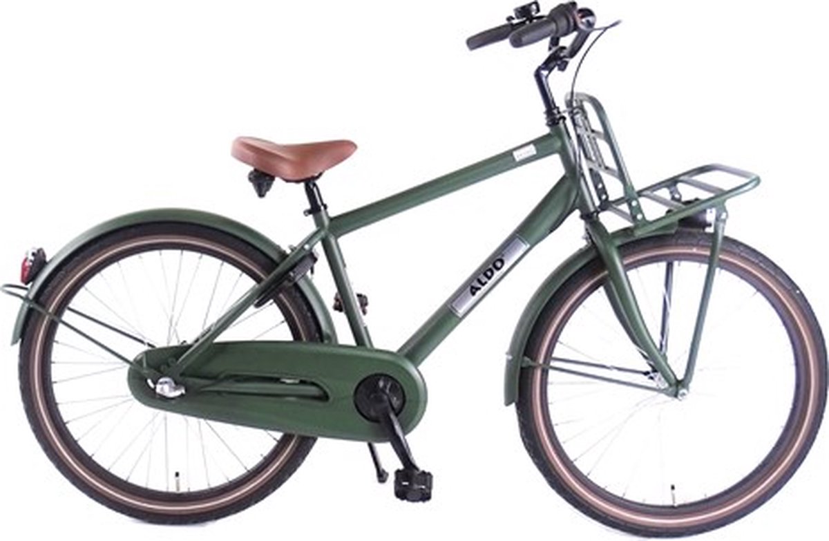 Aldo 24 inch cargo cruiser hr 3v leger groen Kinderfiets kopen online