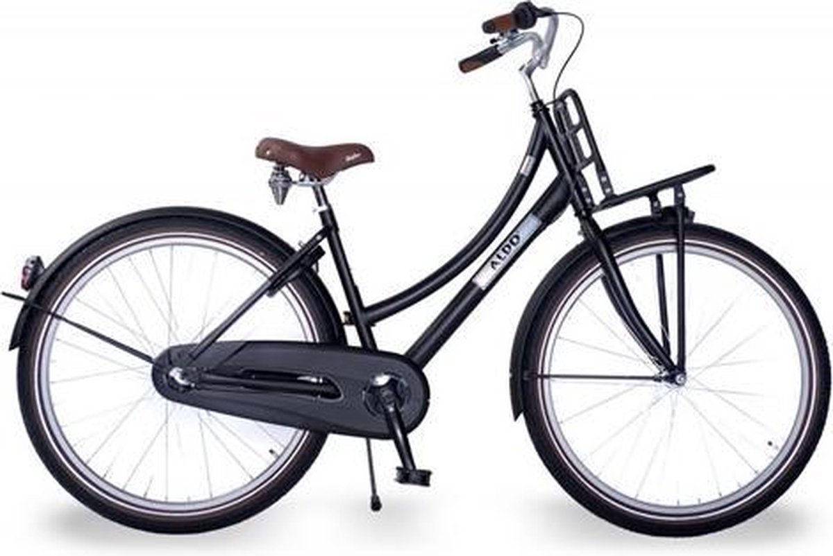 aldo 26 inch cargo cruiser ds 3v mat zwart Kinderfiets kopen online