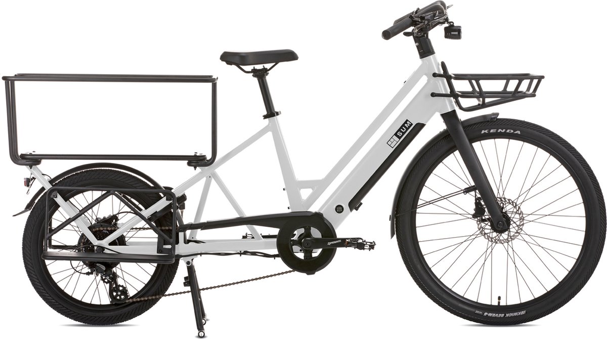 alpa lichte elektrische transportfiets 10 ah wit
