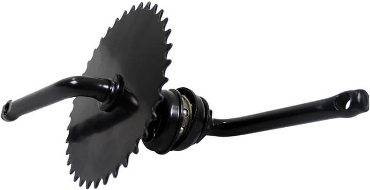 alpina alp crankset one piece 12 black