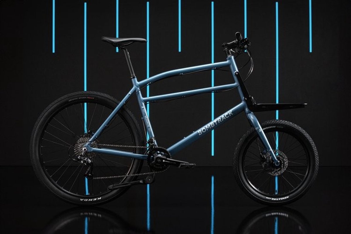 Bombtrack - Munroe Cargo Fiets - Matt Groenblauw - M - 46cm Fiets kopen online