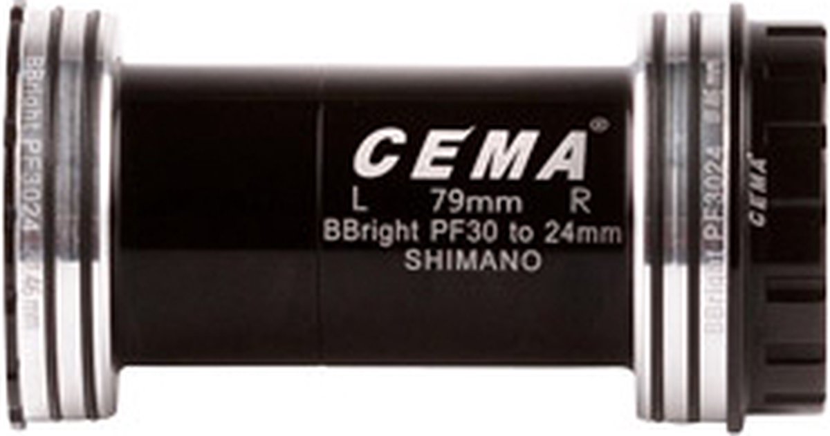 cema bbright 46 ceramic shimano trapaslagers zilver 79 mm