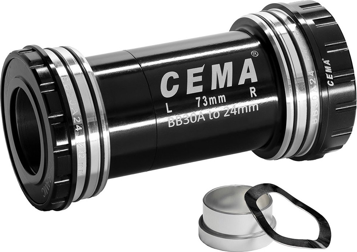 cema bracketas bb30a sram gxp sg3 coated keramisch zwart
