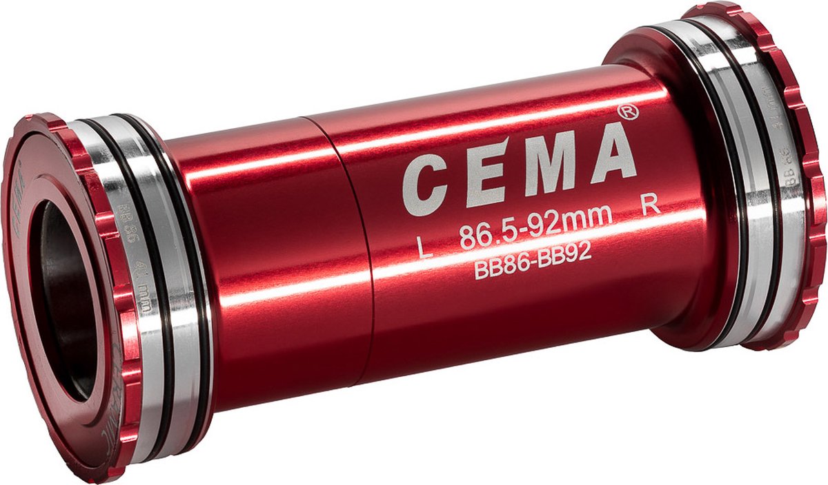 Cema Bracketas BB86-BB92 SG3 coated ker. rood Fiets kopen online