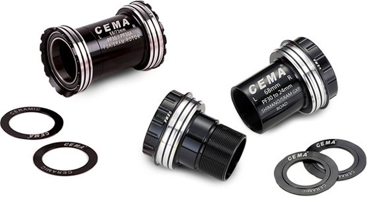 Cema Bracketas PF30 SRAM DUB-RVS-zwart Fiets kopen online