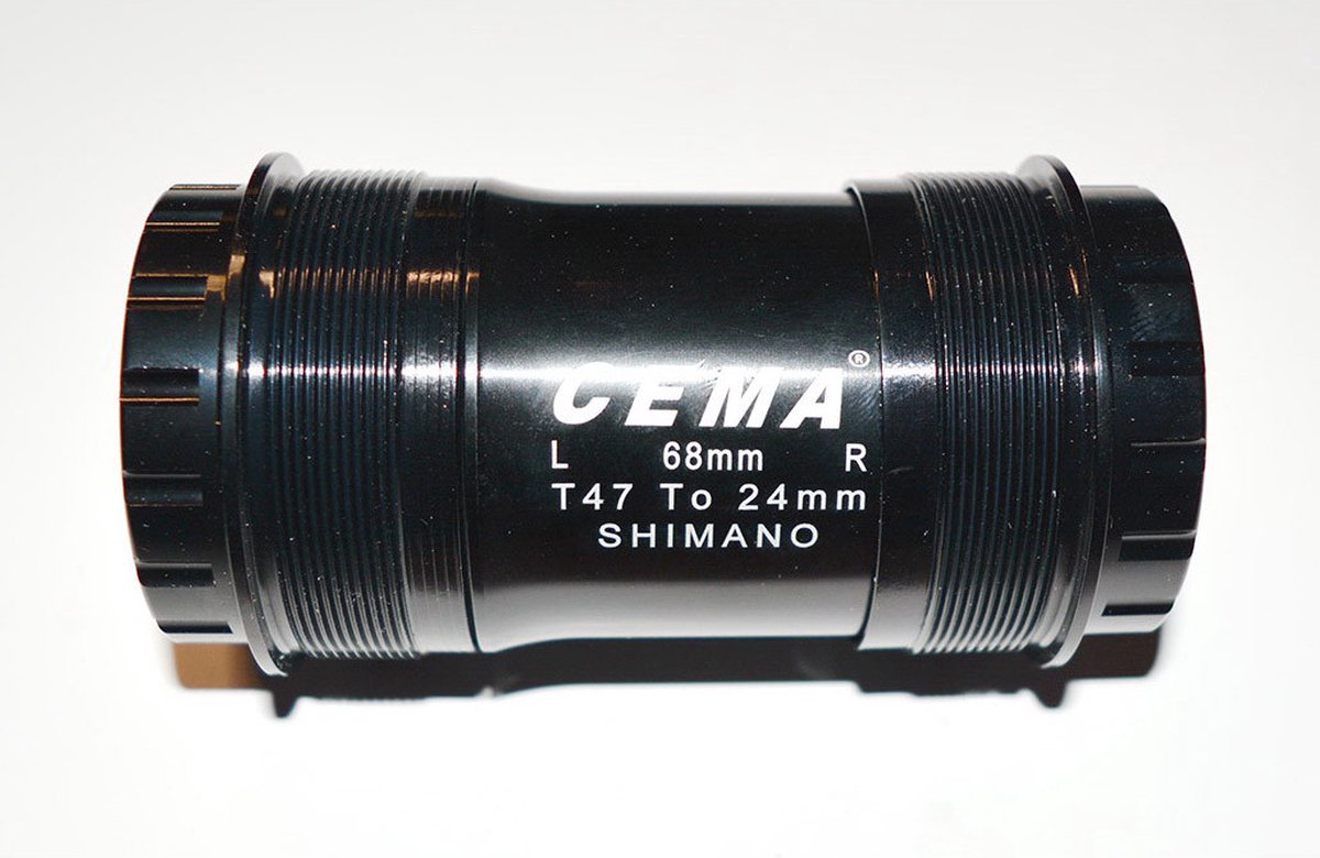 cema bracketas t47 shimano rvs zwart