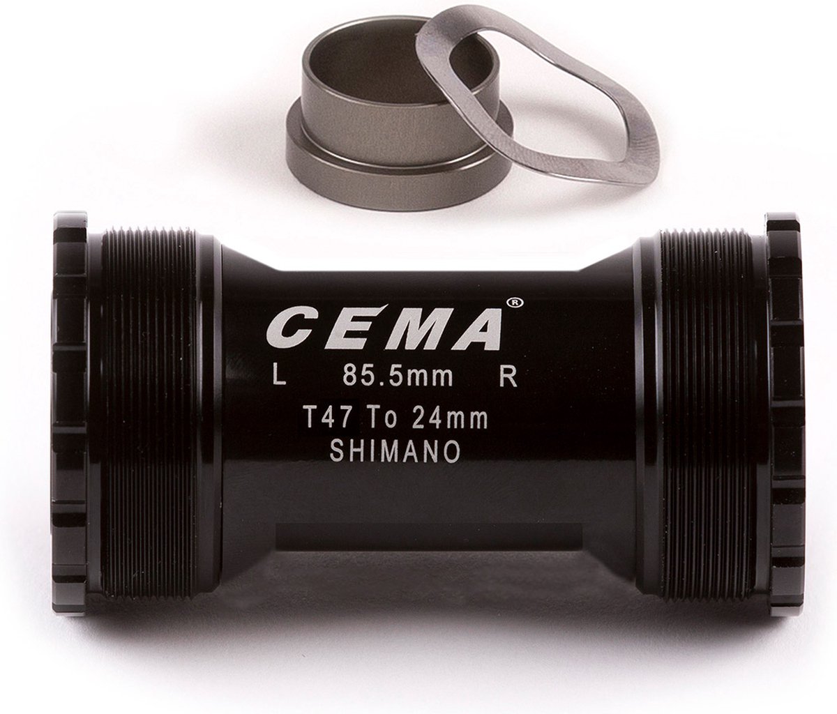 cema bracketas t47 trek sram gxp rvs zwart
