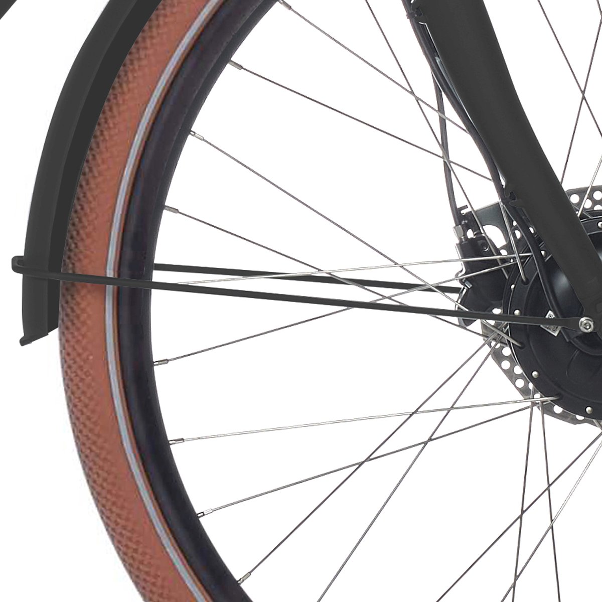 cortina spatbordstang 28 foss arrant black matt