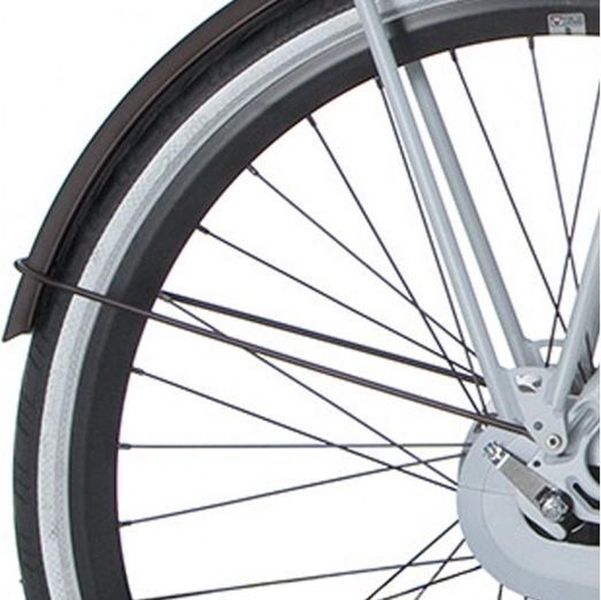 Cortina Spatbordstang achter 28 E-Wave shadow silver matt Fiets kopen online