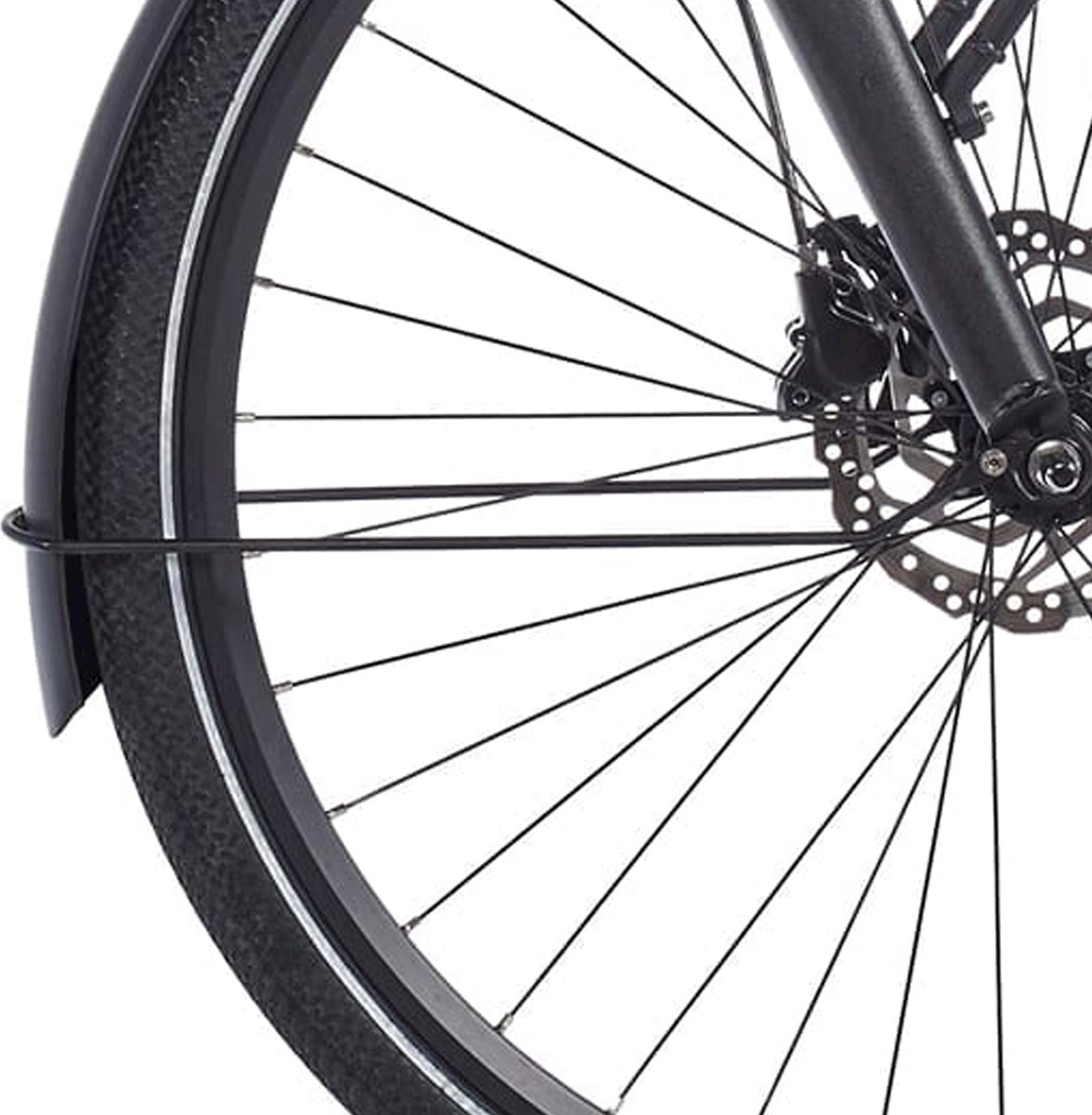 cortina spatbordstang voor 28 common jet black matt