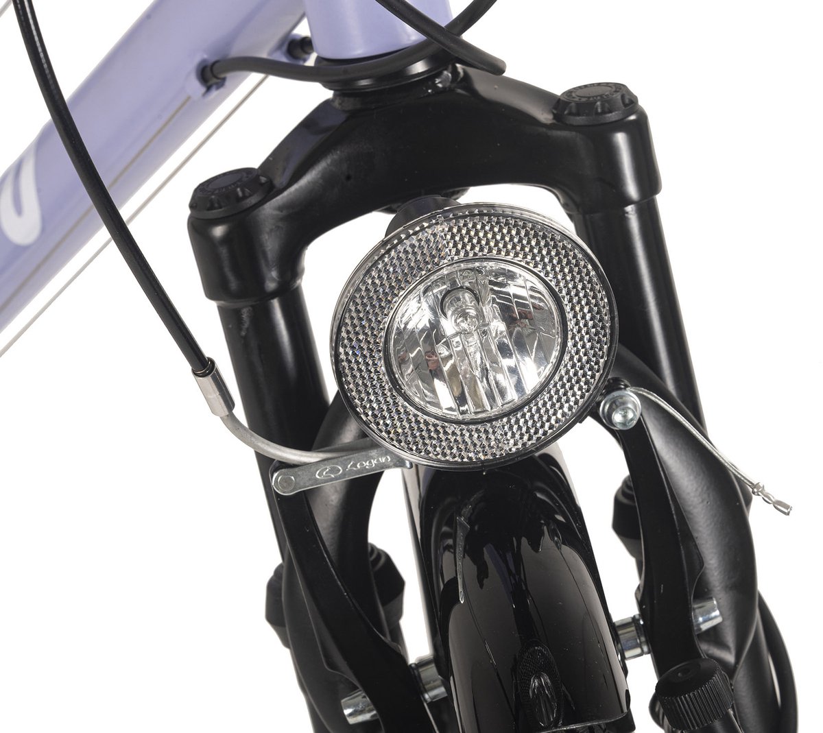 dacapo fiets dacapo trekkingfiets dames aluminium frame 28 metropolis wit rh 48 cm multi positie stuur blauw