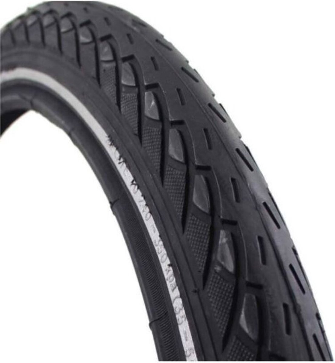 deli tire voorvorkdeli 20x1 75 47 406 zwart reflectie