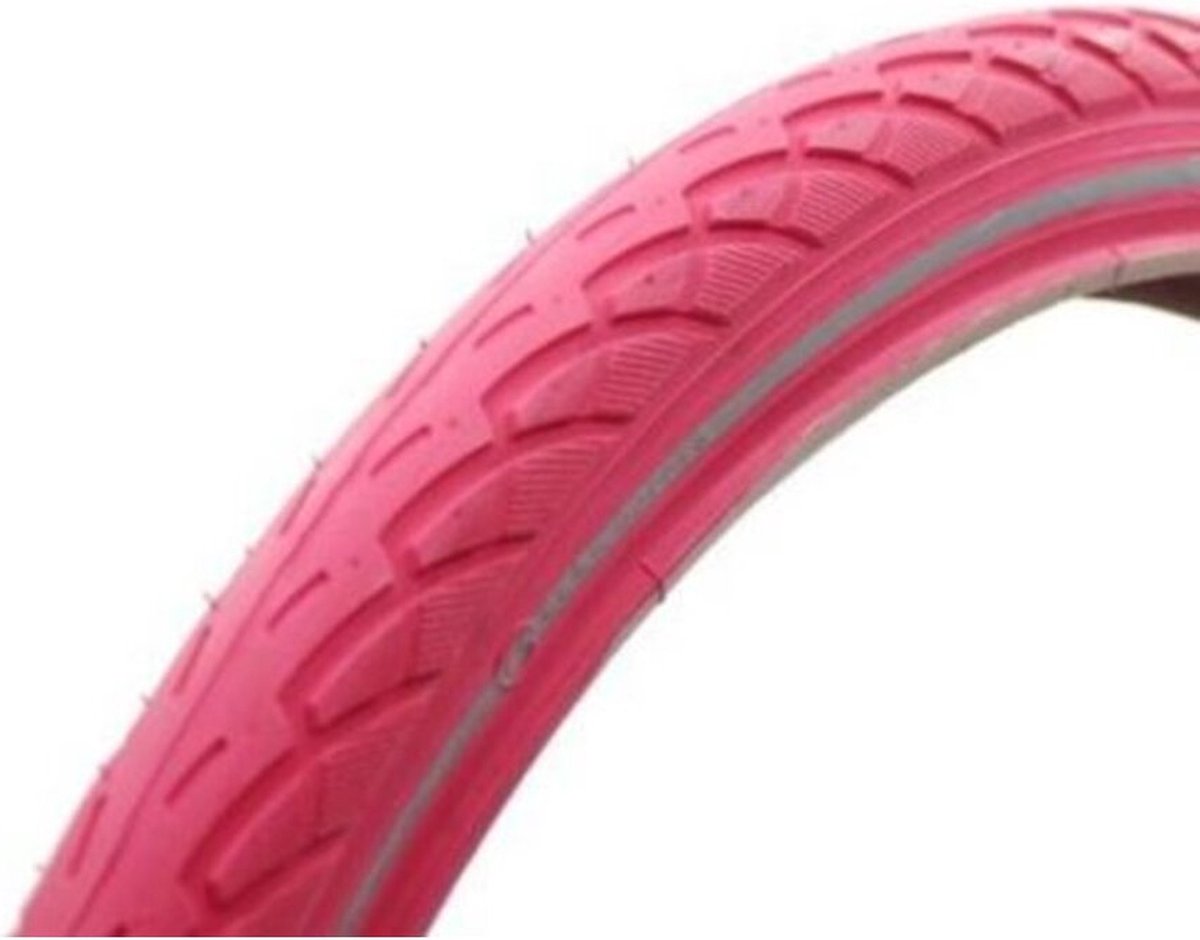 deli tire voorvorkdeli 24x1 75 47 507 roze reflectie
