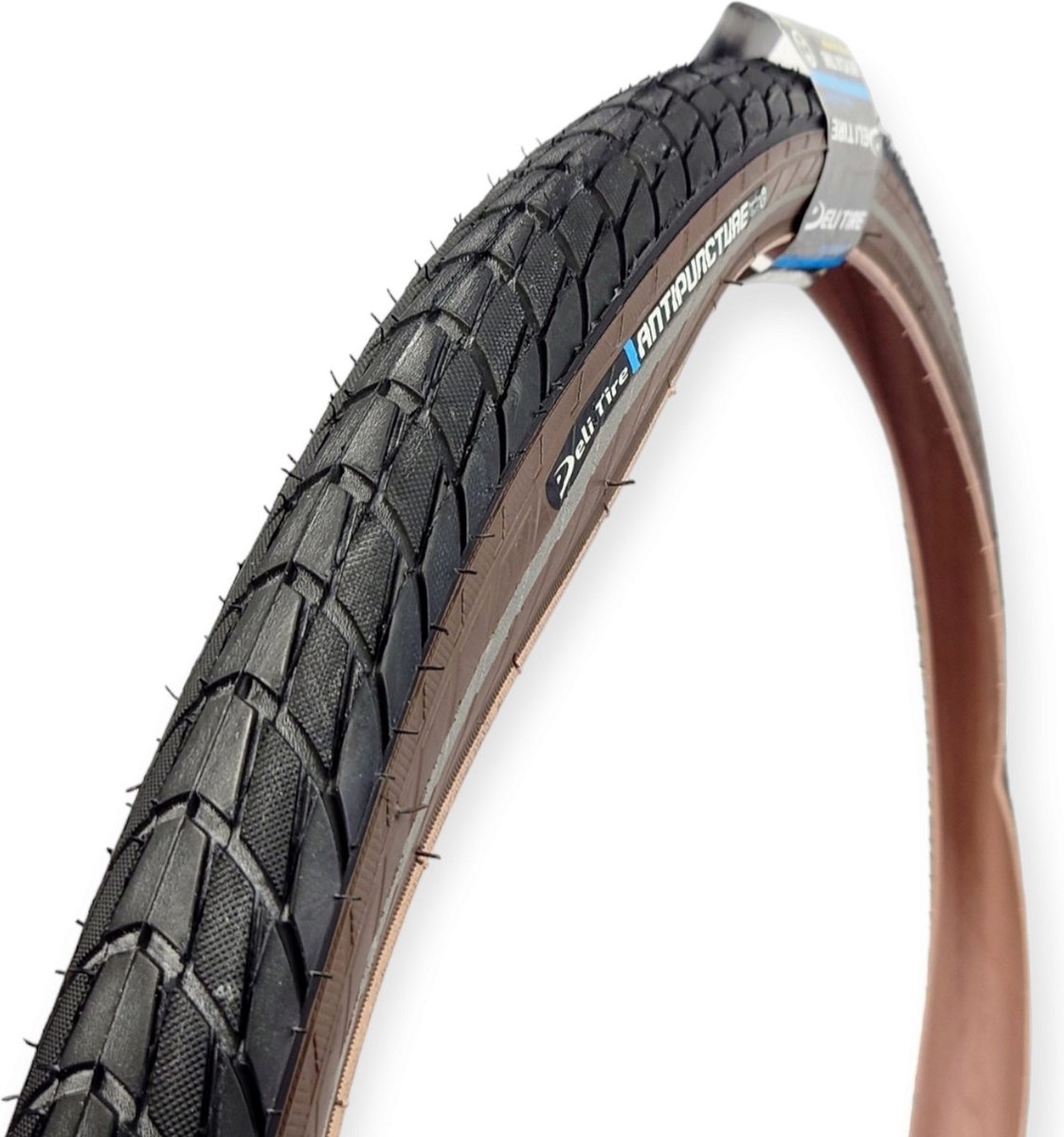 deli tire voorvorkdeli 28x2 00 50 622 zw bruin breaker