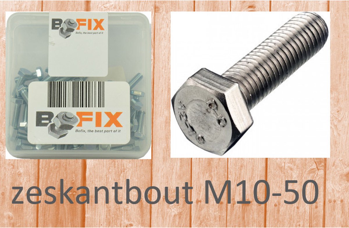 doos a 6 bouten zeskant m10x50