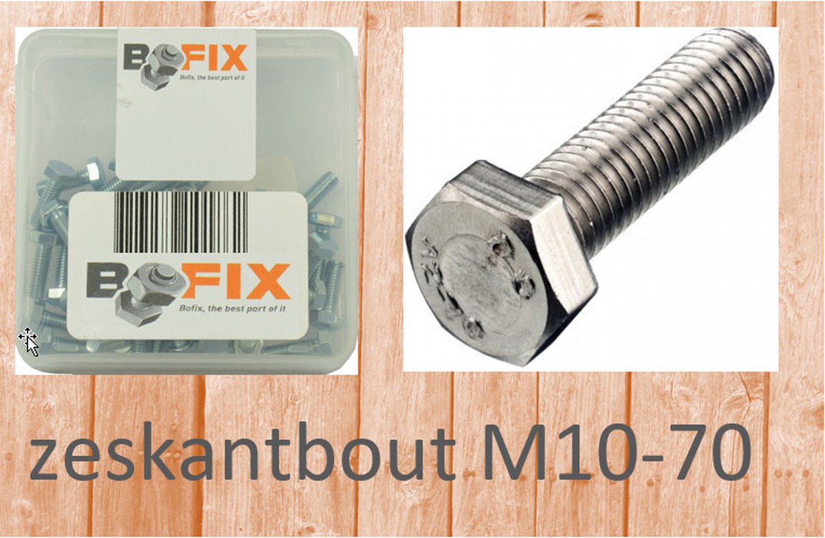 Doos a 6 bouten zeskant m10x70 Fiets kopen online
