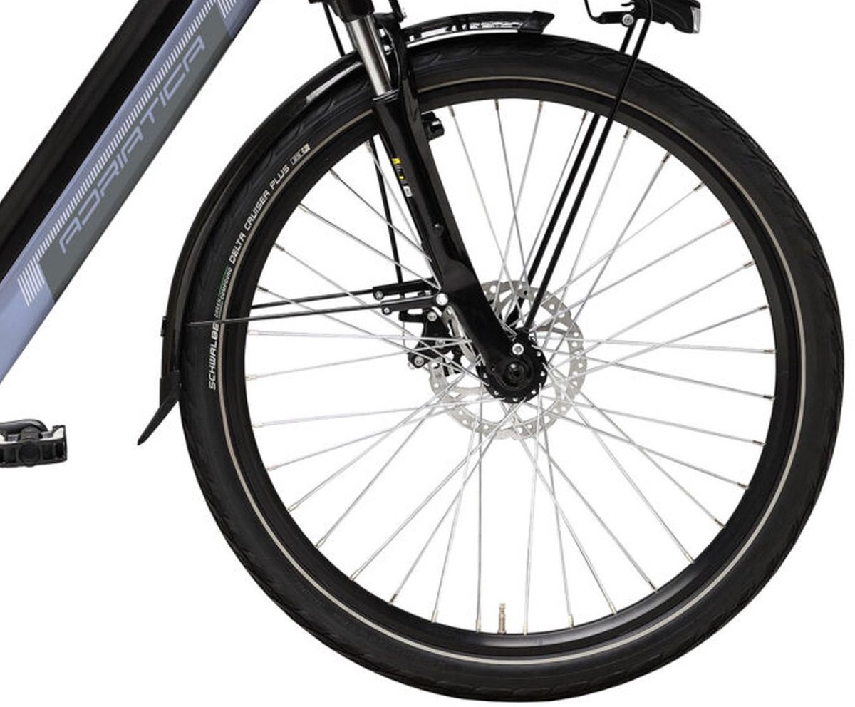 elektro citybike e1 26 inch jet blue