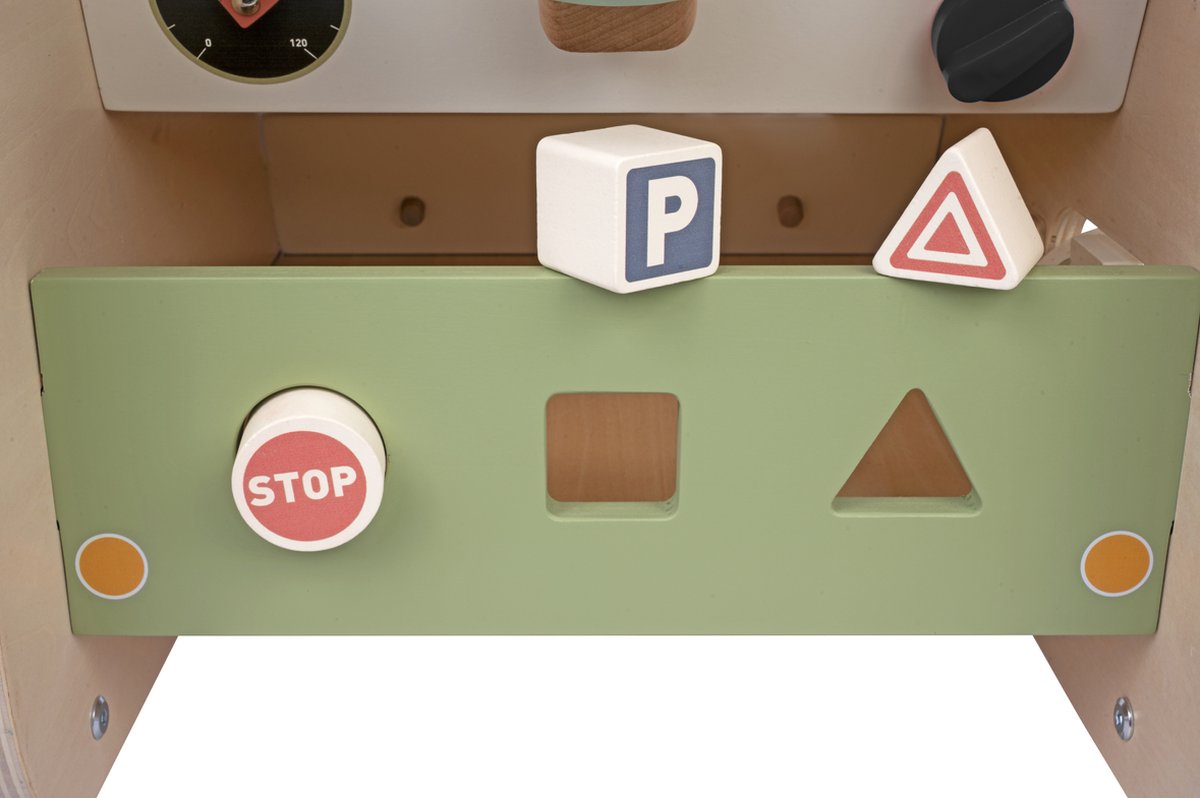 houten loopwagen auto jack jacky