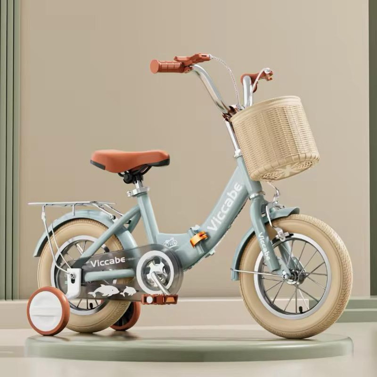 • Kinderfiets 14 inch • Meisjes en Jongesfiets met mandje en helm • Eerste fiets met zijwieltjes • Kinderfiets retro stijl • Kinderfiets groen 3-6 jaar Kinderfiets kopen online
