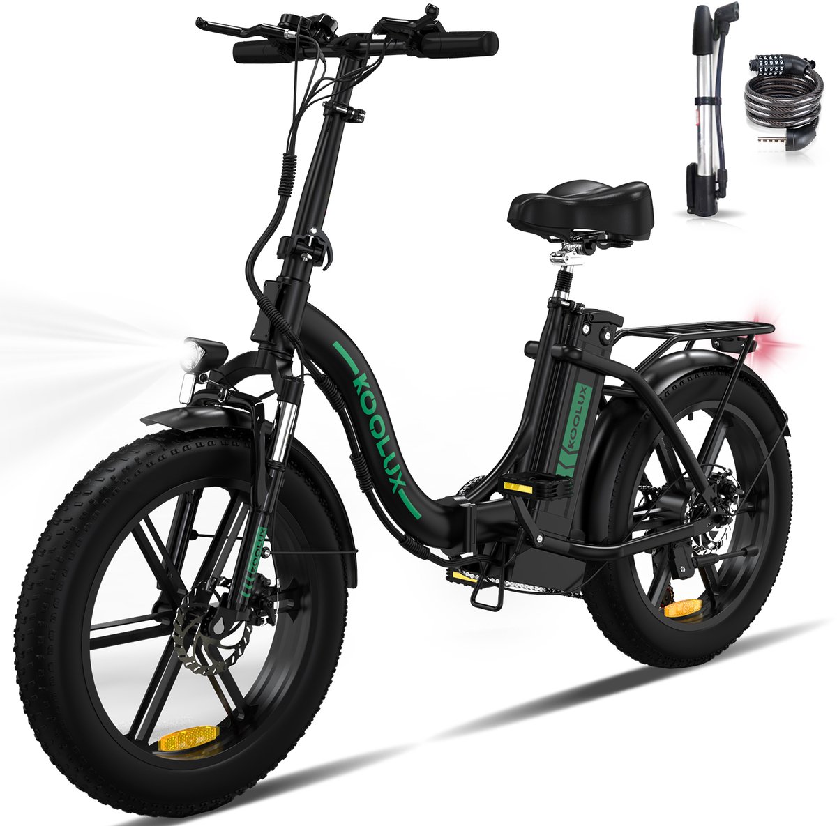 koolux bk6s 4 0 elektrische fiets zwart 250w 7 versnellingen vouwfiets 45 90km actieradius