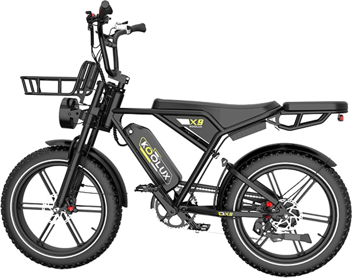 Koolux | X9 Elektrische Fiets | Fatbike | 20 Inch | 250W Motor | Zwart Fiets (elektrisch) kopen online