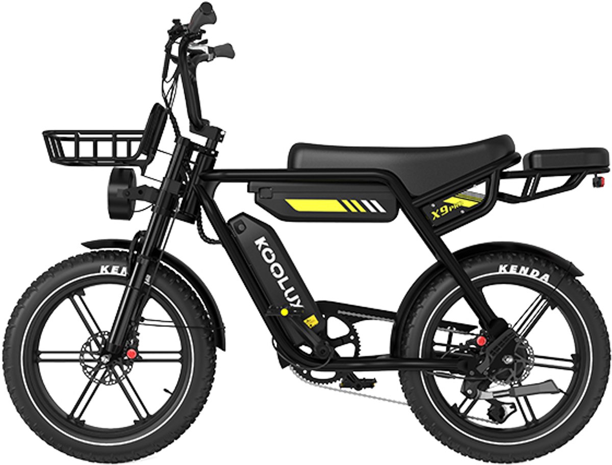 Koolux | X9 Pro Elektrische Fiets | Fatbike | 20 Inch | 250W Motor | Zwart Fiets (elektrisch) kopen online