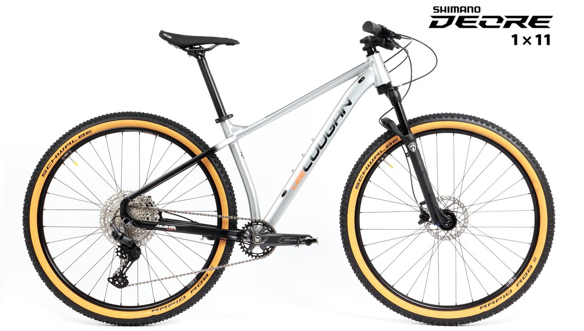 lee cougan revenge mountainbike mtb shimano deore 1x11 framemaat 17 s zilver