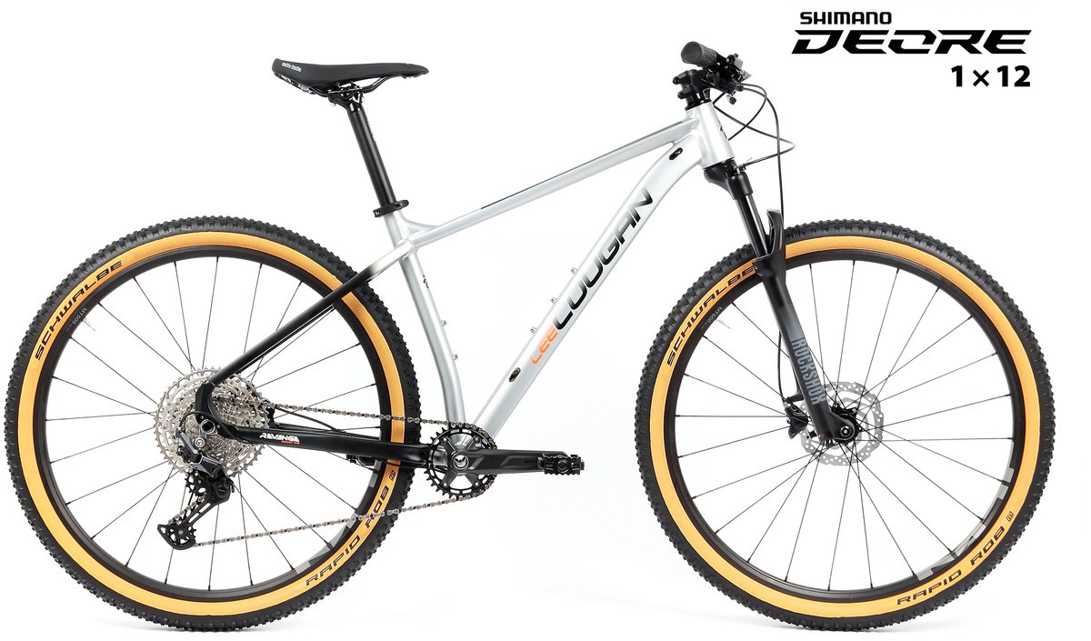lee cougan revenge mountainbike mtb shimano deore 1x12 framemaat 15 5 xs zilver