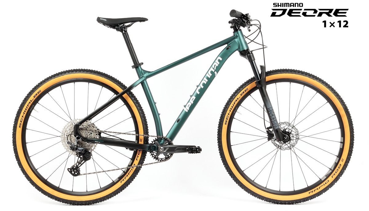 lee cougan revenge mountainbike mtb shimano deore 1x12 framemaat 17 s groen