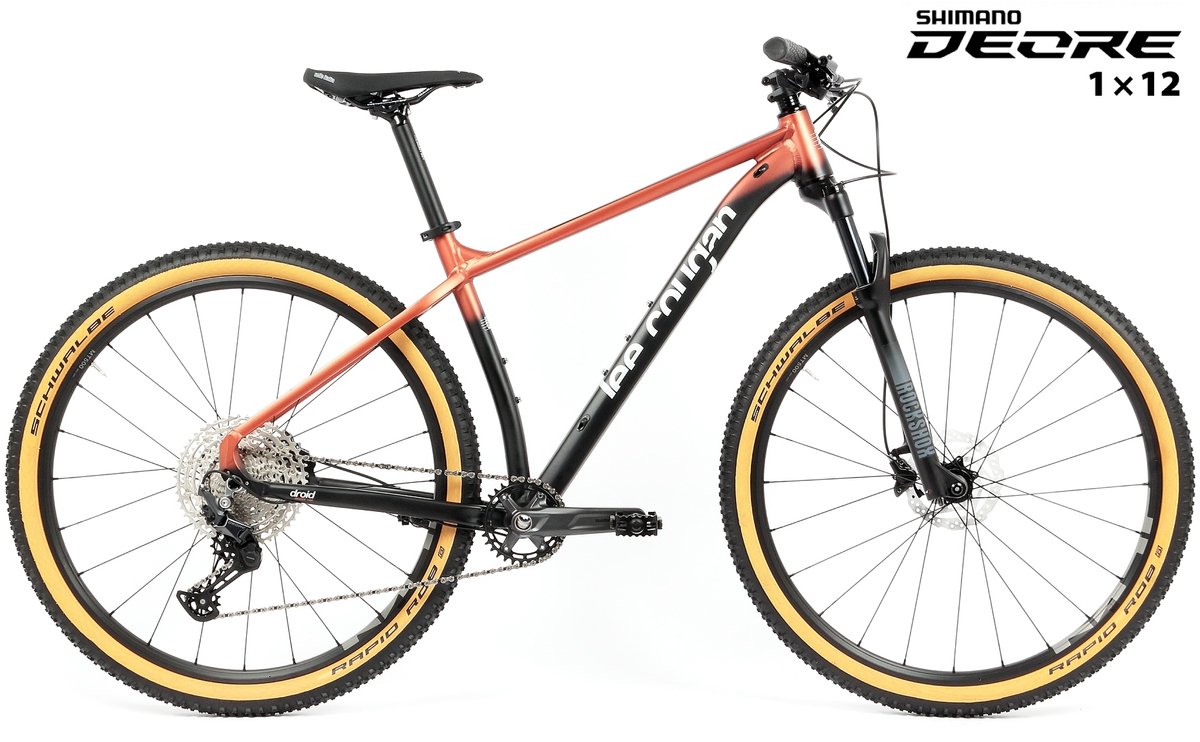 lee cougan revenge mountainbike mtb shimano deore 1x12 framemaat 17 s koper rood