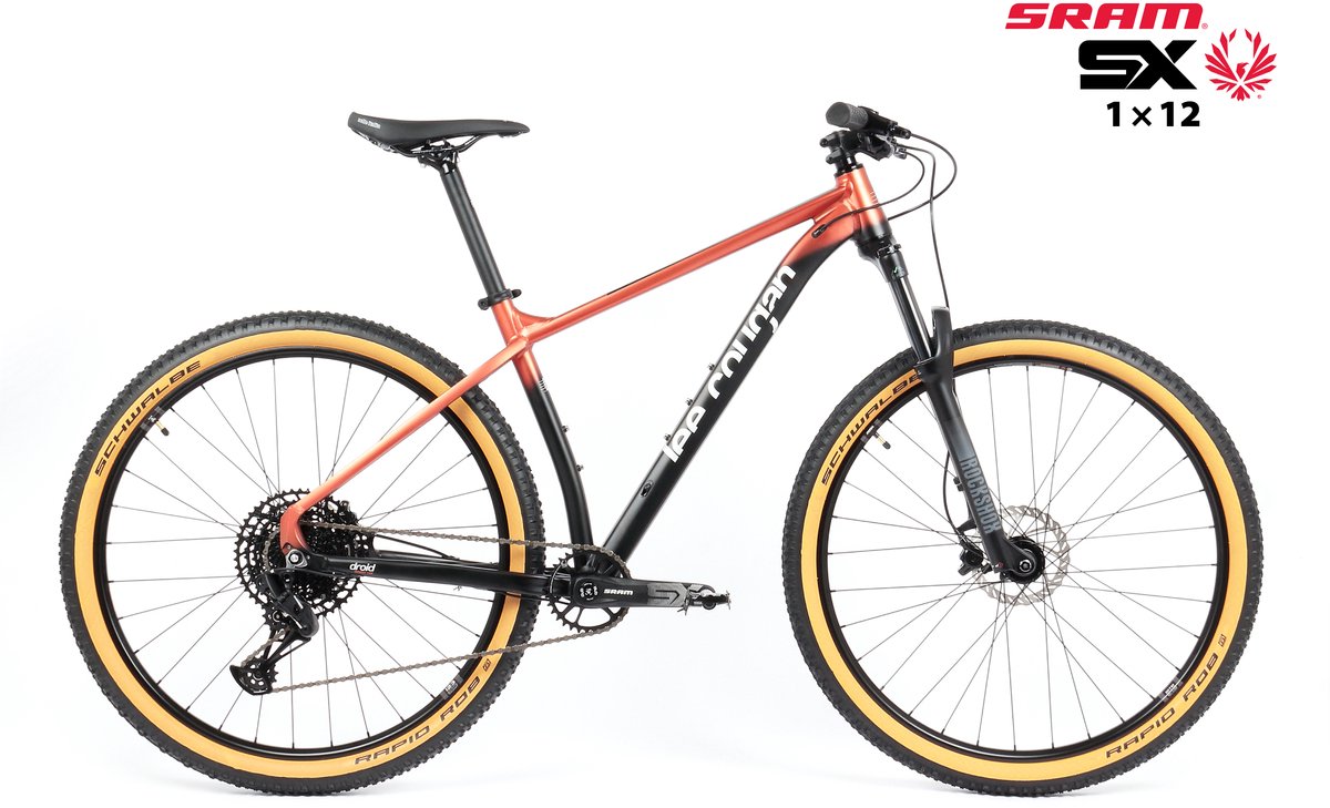 lee cougan revenge mountainbike mtb sram sx eagle 1x12 framemaat 19 m koper rood