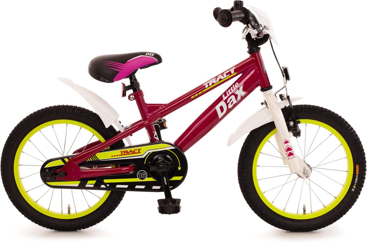 Little Dax Tracy 16 inch purper/wit kinderfiets Kinderfiets kopen online