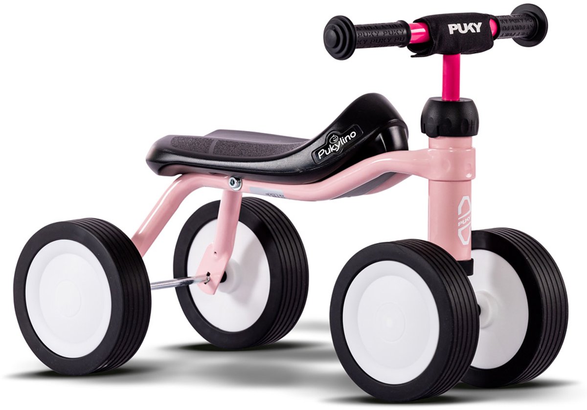 Loopfiets - Puky Pukylino Retro Pink - roze - stuurslotbegrenzer - vanaf 1 jaar Kinderfiets kopen online