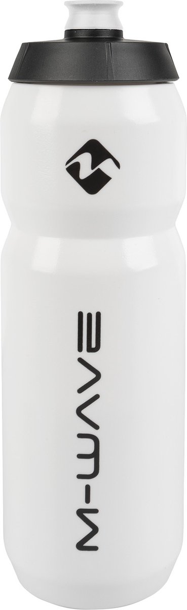 m wave bidon m wave 750ml met indicator wit