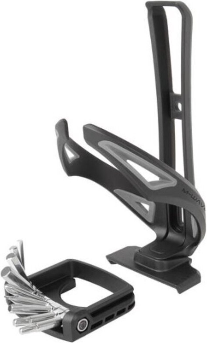 m wave bidonhouder met geintergreerd multitool
