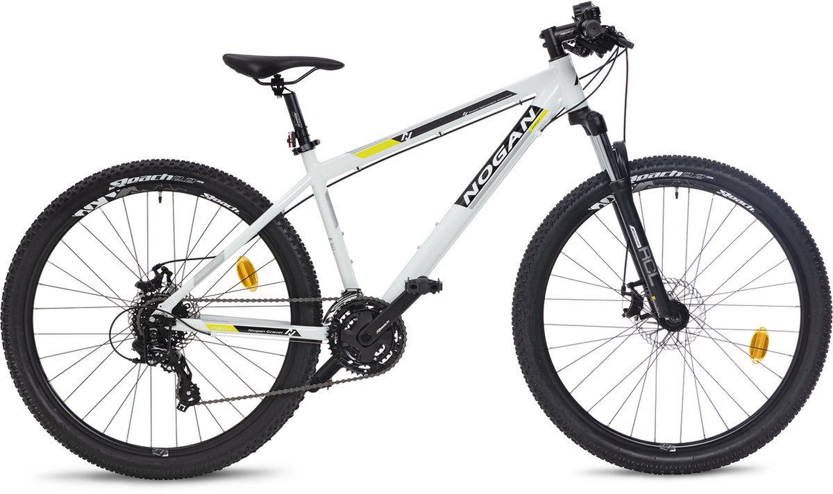 nogan gravel pro mountainbike 27 5 inch small wit