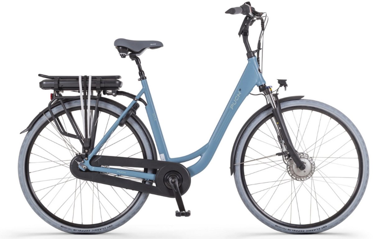 PUCH E-Soul N7 Elektrische Fiets – E-bike – Lage Instap - Framemaat 55 - Uitneembare Accu - 28 Inch - 250W Ananda Motor - 120 km Actieradius - Technical Blue Matt Fiets (elektrisch) kopen online