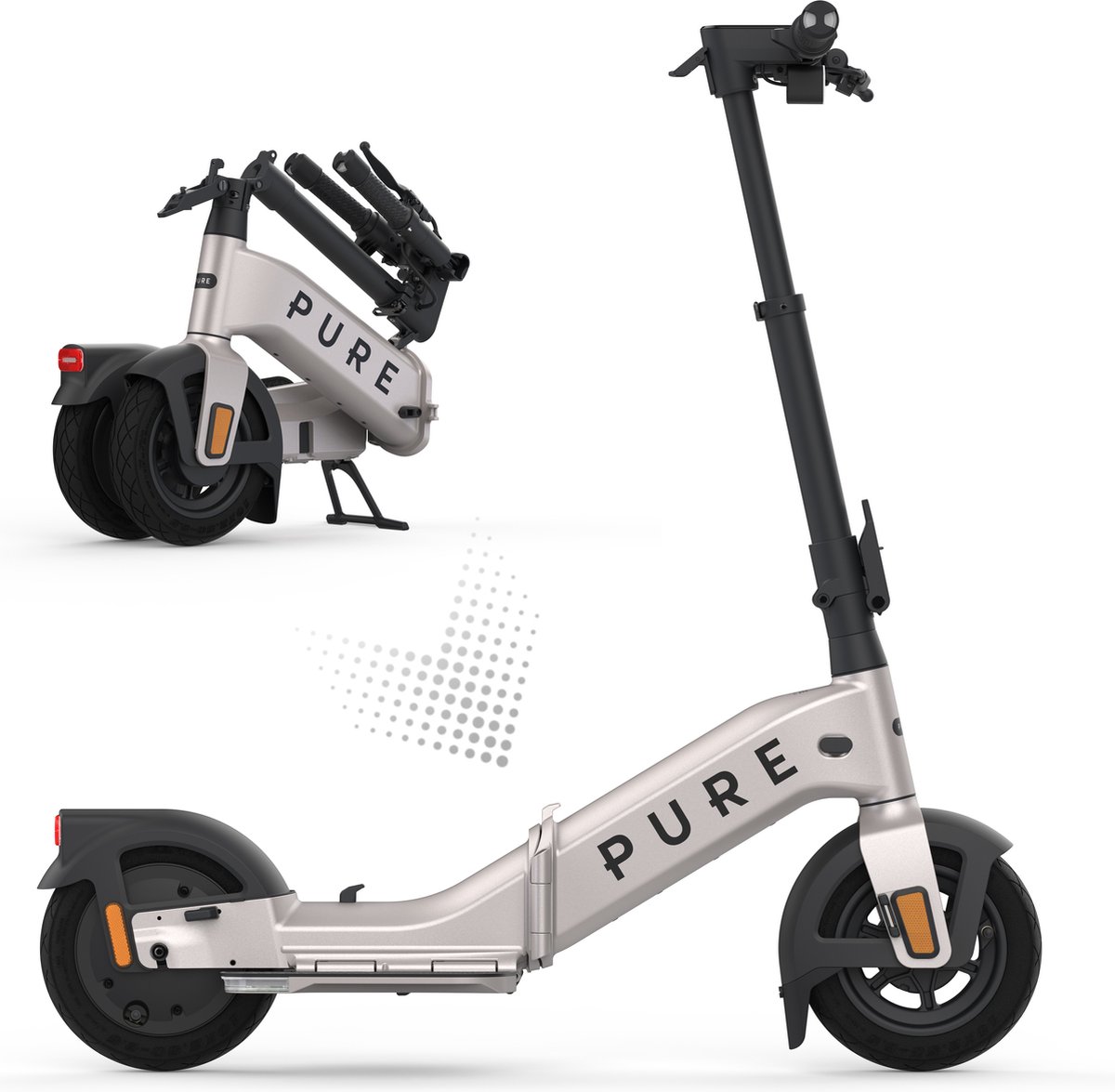 Pure Advance Flex Platinum Silver Elektrische Step kopen online