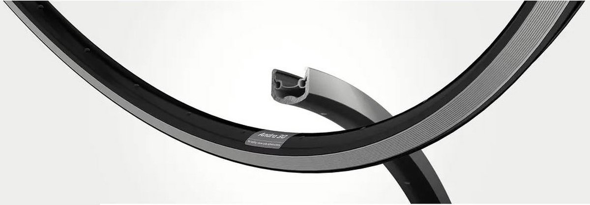 qibbel velg andra 30 28 622 32g 14g disc alu zwart