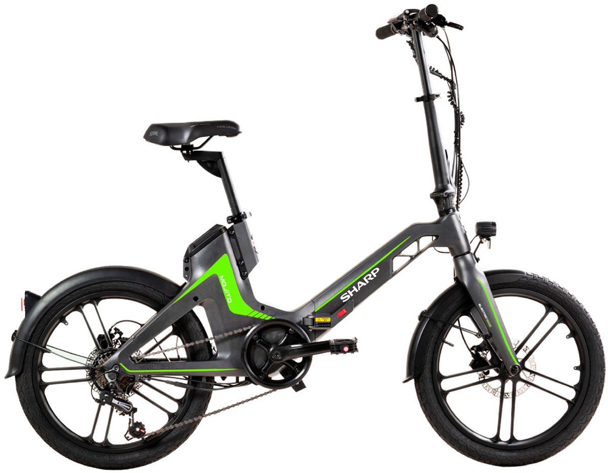 sharp mojito elektrische vouwfiets magnesium 10 4 ah 20 inch