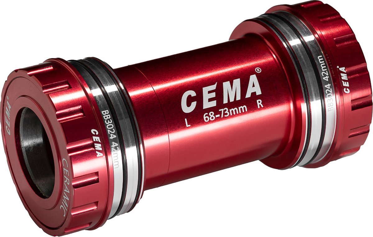 shimano bracketas bb30 interlock shimano rvs rood