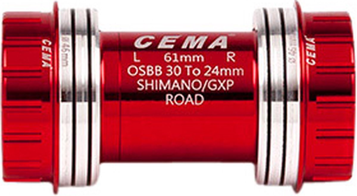 shimano bracketas osbb interlock shimano keramisch rood