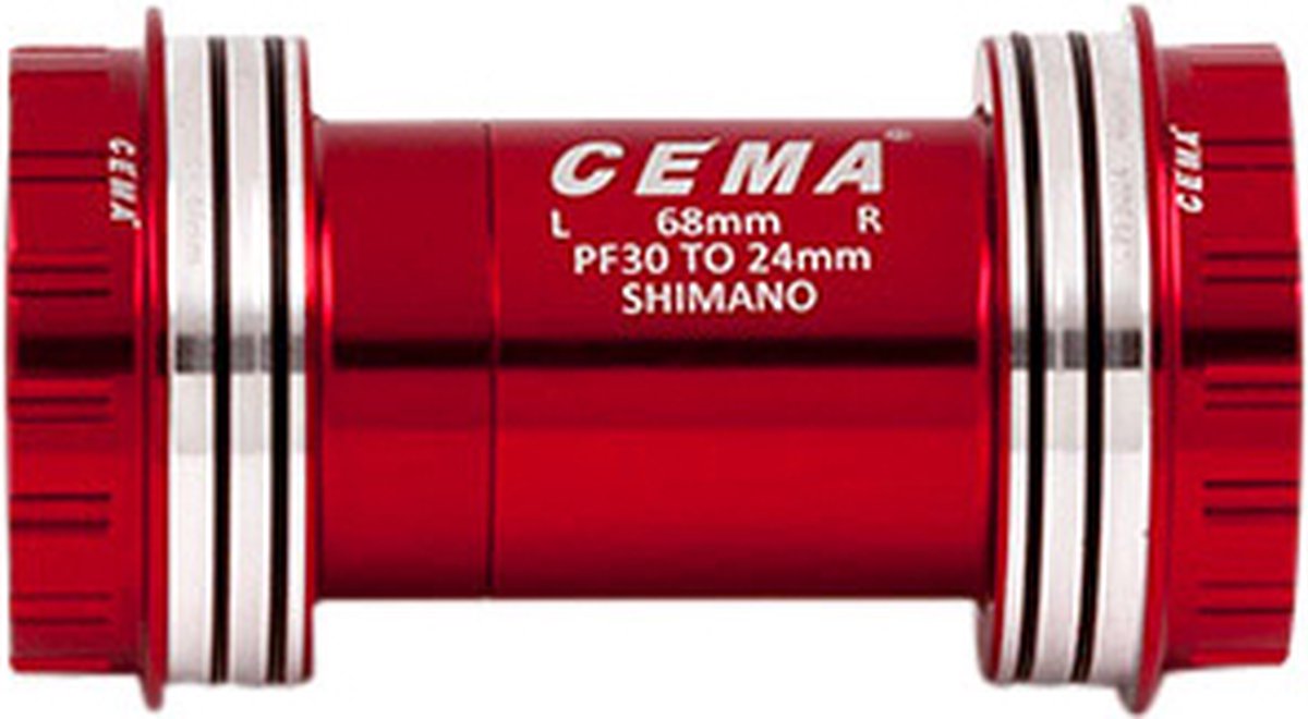 shimano bracketas pf30 interlock shimano keramisch rood
