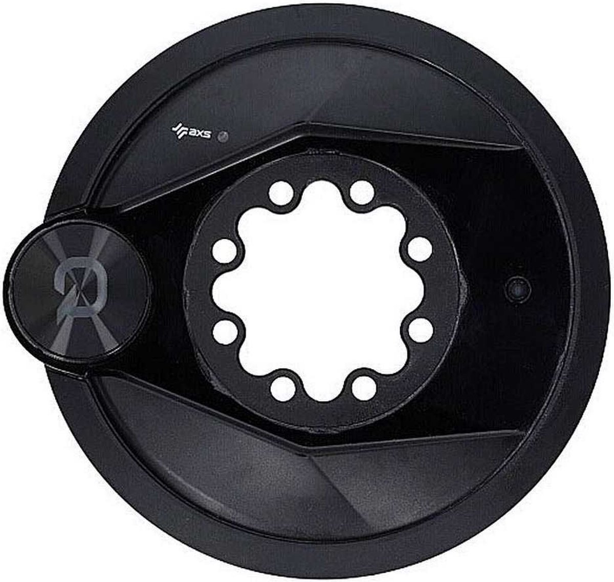 sram axs d1 spin met vermogensmeter zilver 107 mm